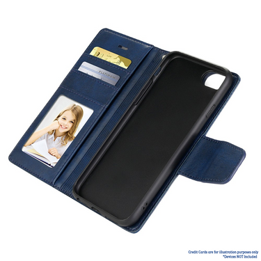 iPhone 11 Pro Max Compatible Case Cover With 2 in 1 Detachable Magnetic Flip Leather Wallet - Rose Gold